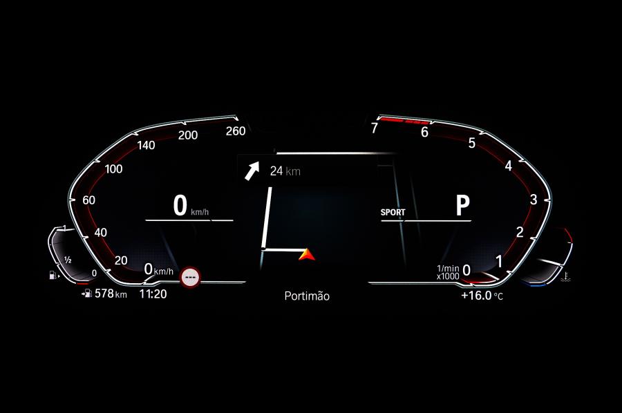 Панель приборов BMW 320d Sport Line (G20) 2019 года  (WW) (фото 306 из 311)
